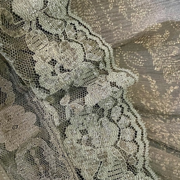 Elie Tahari Coraline Metallic Silk Blouse ($365)  M-L - Picture 9 of 16